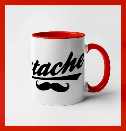 Mustache - nápis