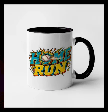 Home run komiksový nápis