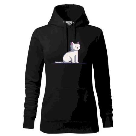 Mačka biela pixel
