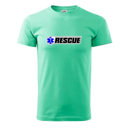Záchranár rescue kríž modrý