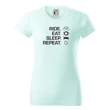 Ride Eat Sleep Repeat bicykel