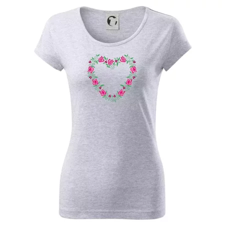 Červené tulipánové srdiečko (Pecka design)