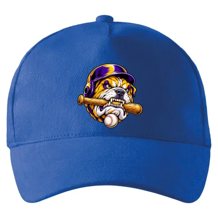 Baseballový buldok s pálkou