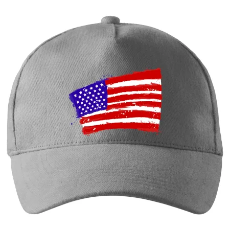 Americká vlajka ohnutá