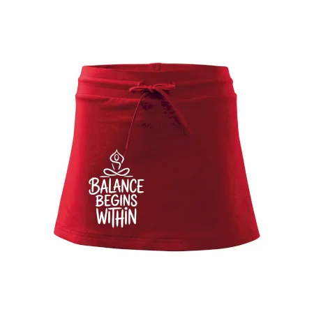 Balance begins within nápis