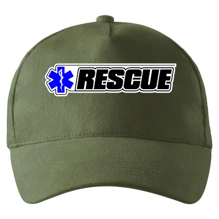 Záchranár rescue kríž modrý