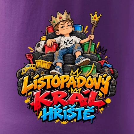 Novembrový kráľ detského ihriska na tróne