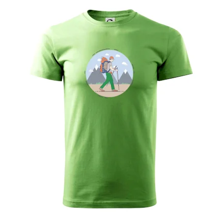 Farebný párový motív na hory