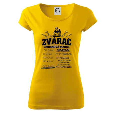 Hodinová mzda zvárač