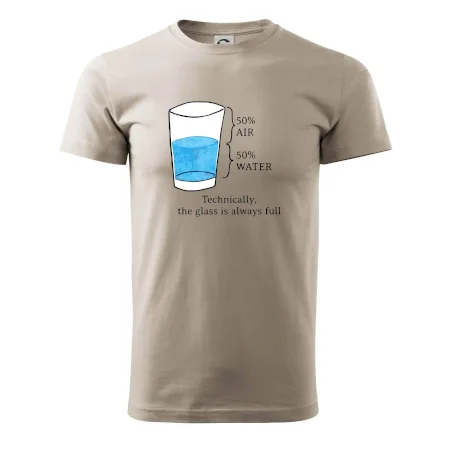 Technically, the glass is always full