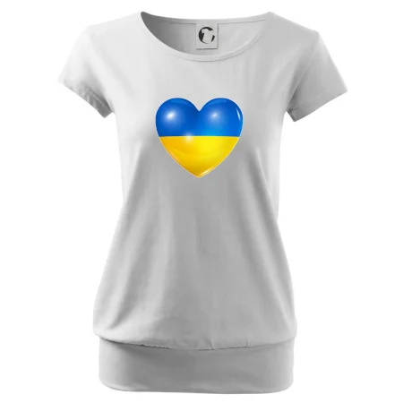 Ukrajina srdce vlajka