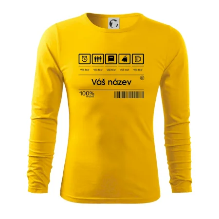 Čárový kód - Vlastní text