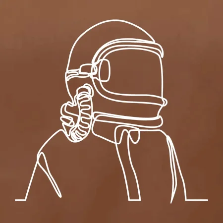 Astronaut jedným ťahom