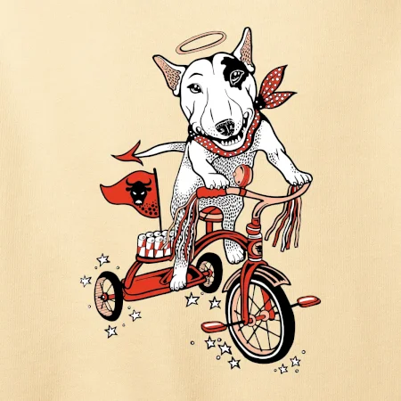 Bull terier anjel (Pecka design)