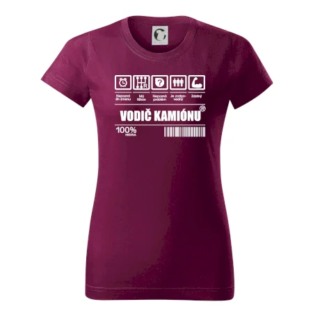 Čiarový kód - Vodič kamiónu