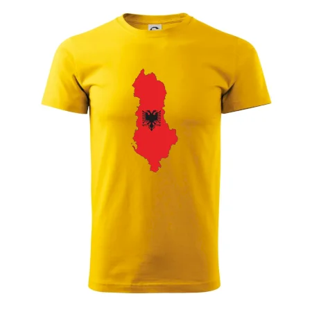 Albánsko mapa a znak