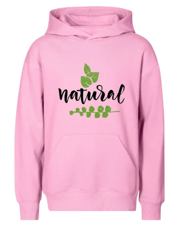 Natural - nápis v listoch