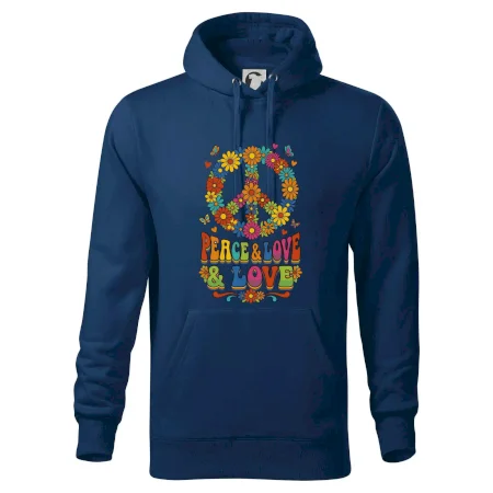 Peace and love - na výšku s květy