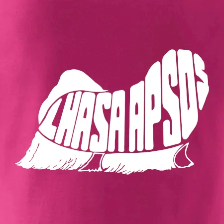 Lhasa Apso nápis v tele