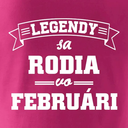 Legendy sa rodia vo februári