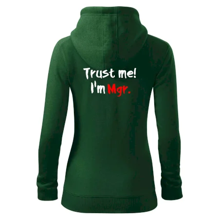 Trust me I´m  Mgr. / Ver mi som Magister.