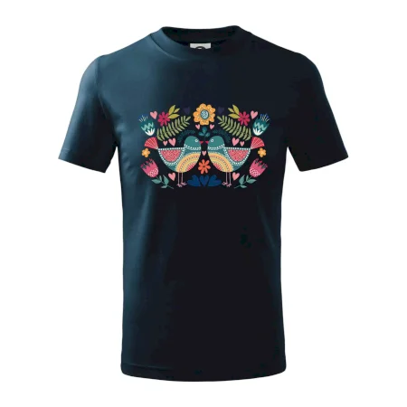 Folklór - dva farebné vtáčiky