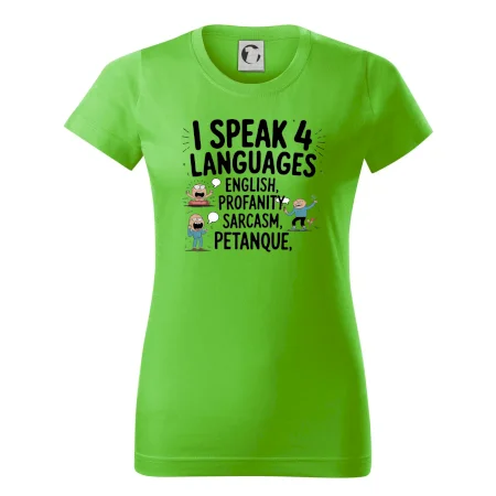 I speak 4 language - Petanque