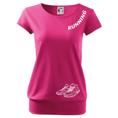 Running nápis šikmo
