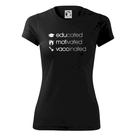 Educated motivated vaccinated
