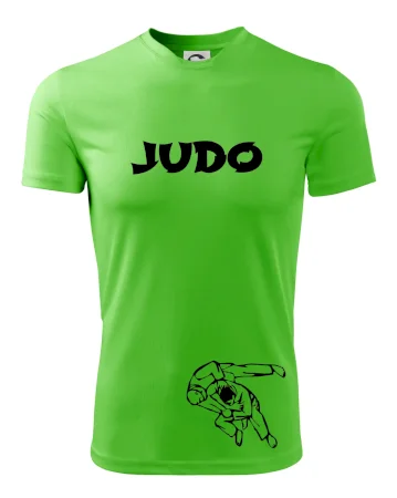 Judo nápis + postavy