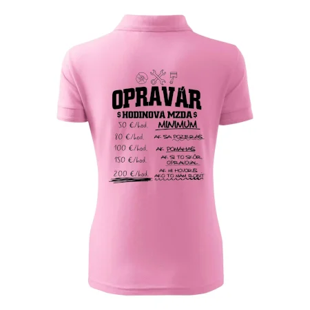 Hodinová mzda - opravár