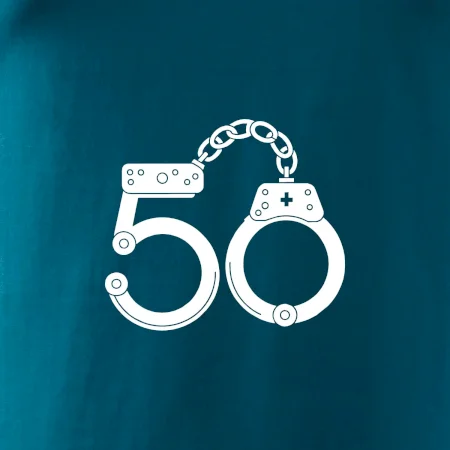 Narodeninové tričko pre policajta - putá 50