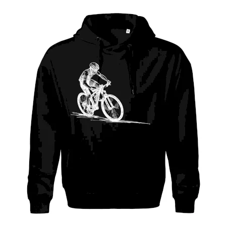 MTB kreslený cyklista
