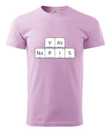 Vlastný nápis - periodická tabuľka