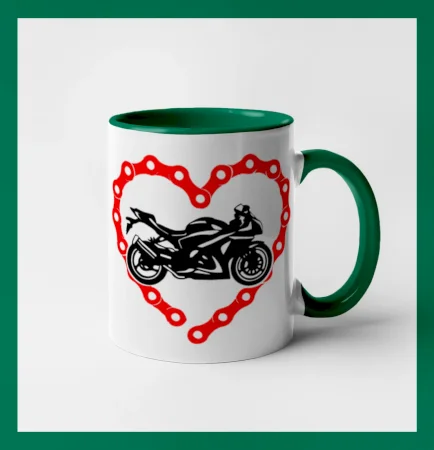 Moto srdce reťaz - superšport