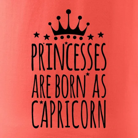 Princesses are born as Capricorn - Kozorožec