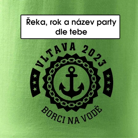 K vode - kotva (vlastný nápis)