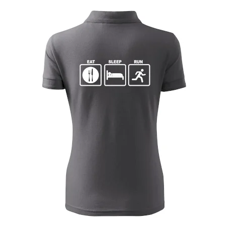 Eat sleep run štvorce