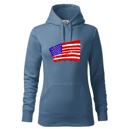 Americká vlajka ohnutá
