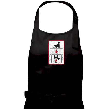 Tričko pre odporcov sraní na chodníku