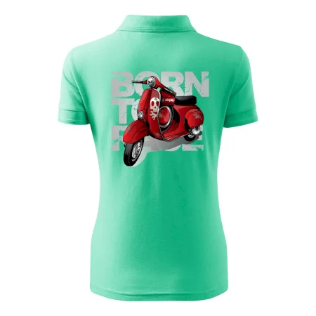 Scooter born to ride red