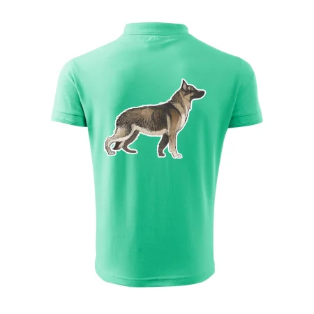 Nemecký ovčiak - hnedý kreslený