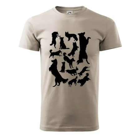 Border kólia siluety