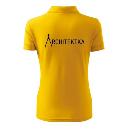 Architektka nápis