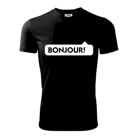Nápis Bonjour