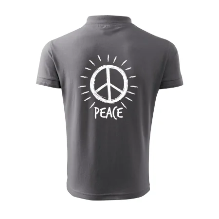 Peace symbol čiernobiely