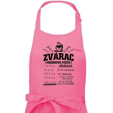 Hodinová mzda zvárač