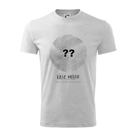 Vaše miesto - vrstevnice v kruhu