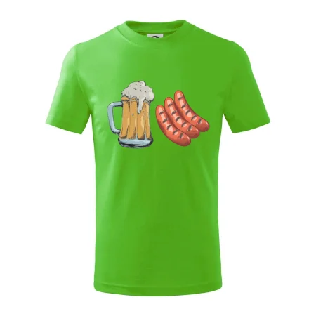 Pivo a klobása