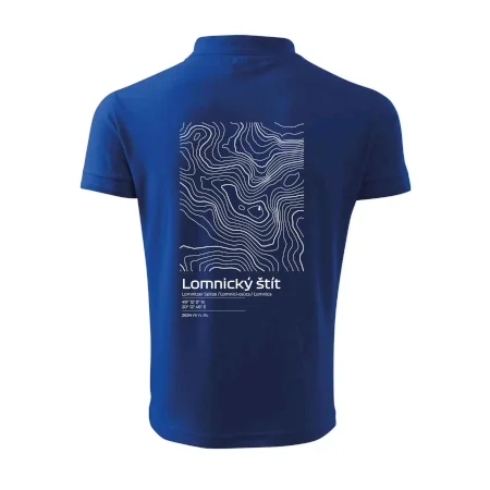 Lomnický štít - vrstevnice v obdĺžniku